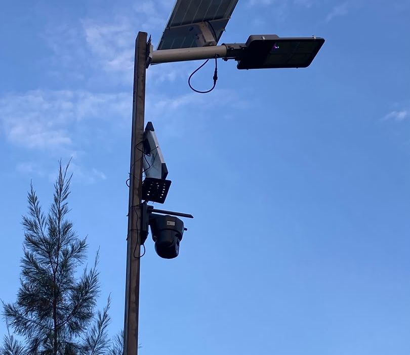 CCTV surveillance installation