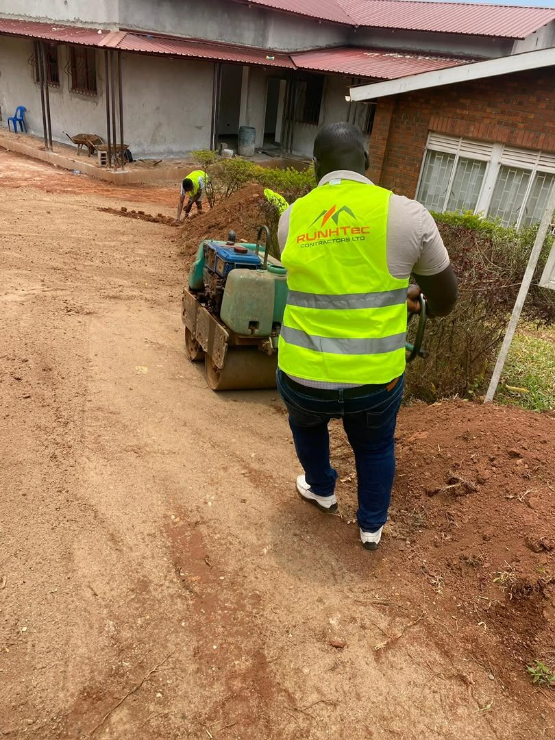 Ground compaction for external works