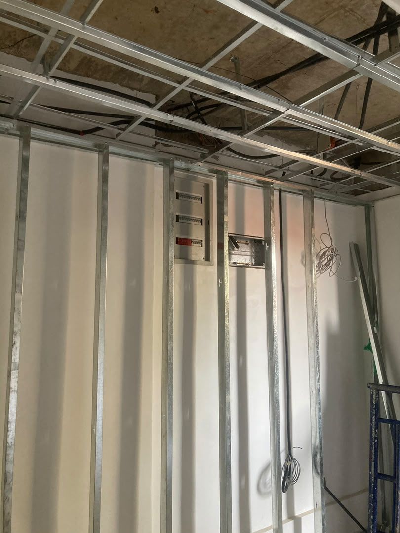 Distribution boards installed during fit-out